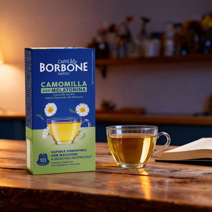 Borbone Capsule Compatibili Nespresso® – Camomilla e Melatonina – 10 pz