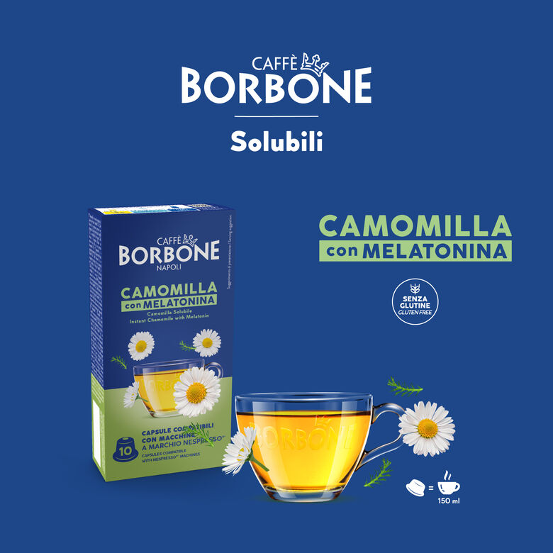 Borbone Capsule Compatibili Nespresso® – Camomilla e Melatonina – 10 pz