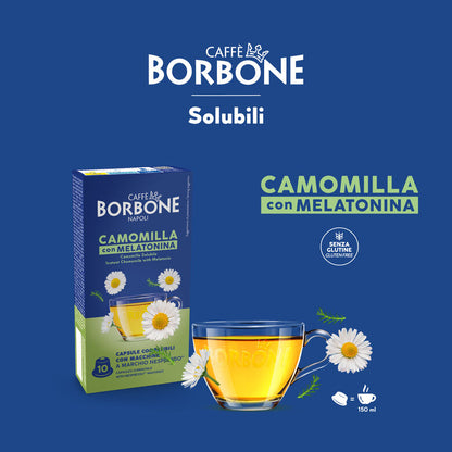 Borbone Capsule Compatibili Nespresso® – Camomilla e Melatonina – 10 pz
