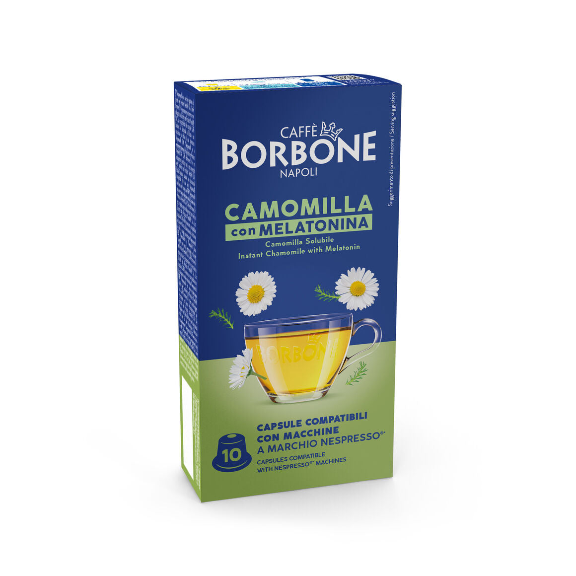Borbone Nespresso® Compatible Capsules – Chamomile and Melatonin – 10 pcs