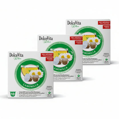 Dolce Vita Capsule Compatibili Nespresso® – Camomilla – 10 pz
