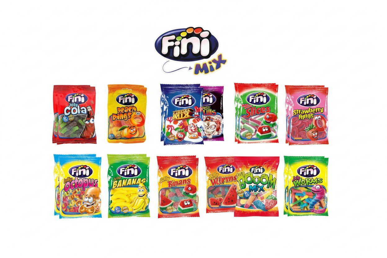 Fini Caramelle Gommose 12 pack- Mix Gusti