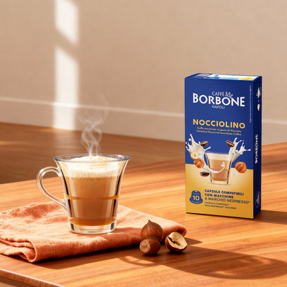Borbone Capsule Compatibili Nespresso® – Nocciolino – 10 pz