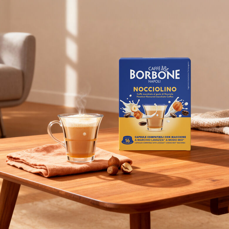 BORBONE Capsule Compatibili A Modo Mio® - Nocciolino - 16 pz