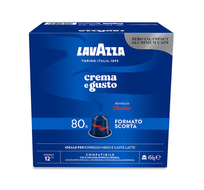 Lavazza Capsules Compatibles Nespresso® – Goût Classique Bleu – 10 pz