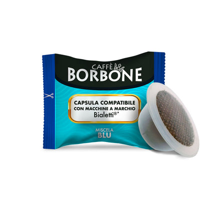 Cápsulas Borbone Compatibles con Bialetti - Mezcla Roja - 100 uds.