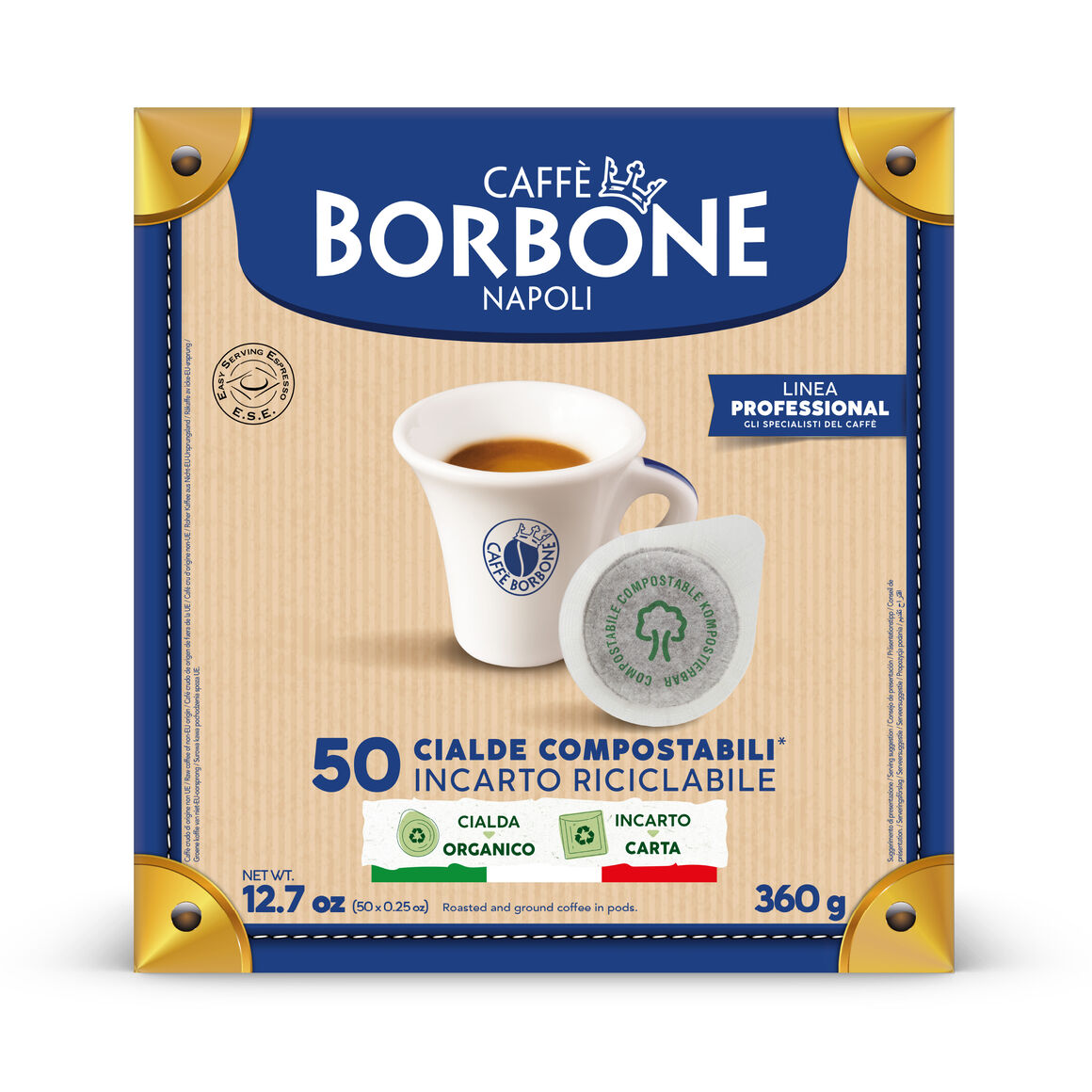 Borbone Cialde ESE 44mm – Decaffeinato – 50 pz