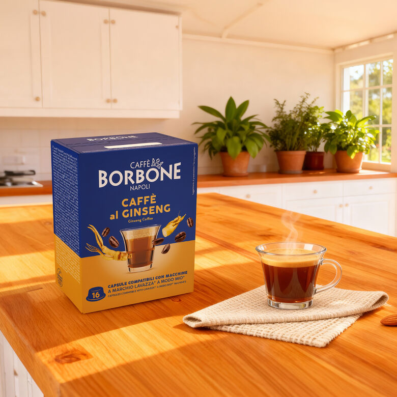 BORBONE Capsule Compatibili A Modo Mio® - Ginseng - 16pz