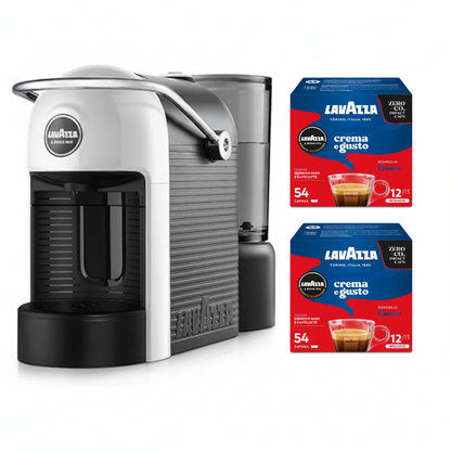 KIT- Macchina A Modo Mio con 108 capsule originali Lavazza Crema & Gusto