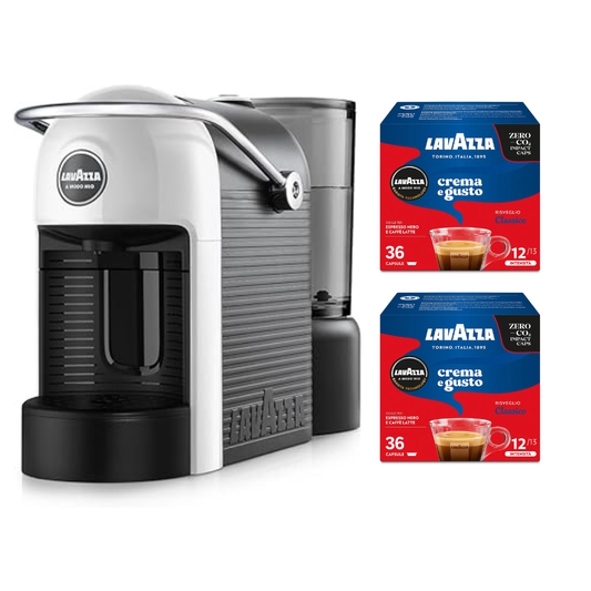 KIT- Macchina A Modo Mio con 72 capsule originali Lavazza Crema & Gusto