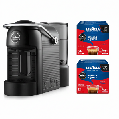 KIT- Macchina A Modo Mio con 108 capsule originali Lavazza Crema & Gusto