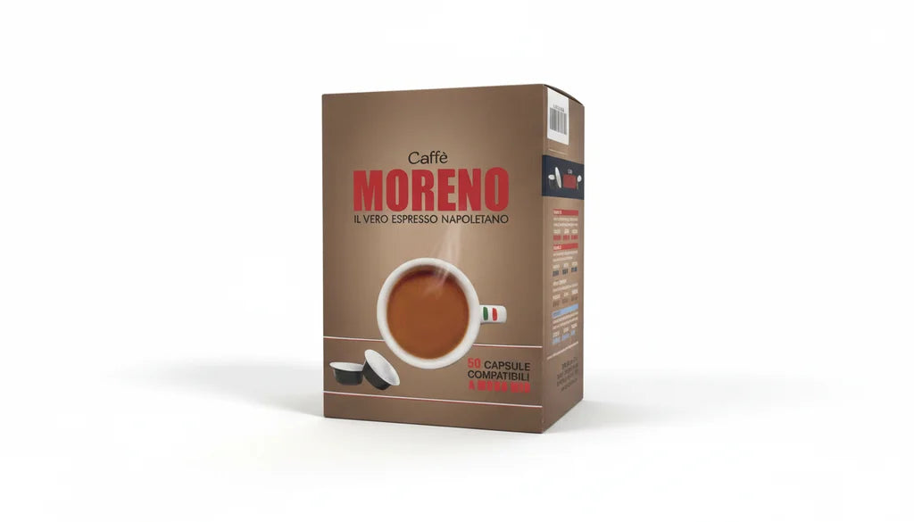Moreno Capsule Compatibili A Modo Mio® – Miscela Espresso Bar – 50 pz