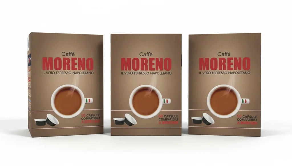 Moreno Capsule Compatibili A Modo Mio® – Miscela Espresso Bar – 50 pz