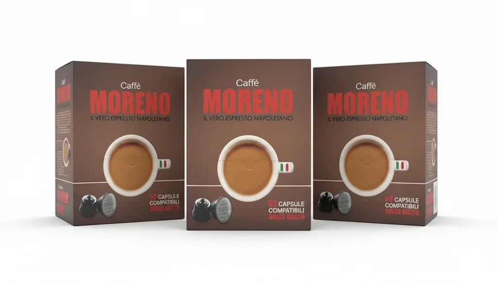 MORENO Capsule Compatibili Dolce Gusto® – Aroma Espresso – 50 pz