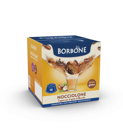 Borbone Capsule Compatibili Dolce Gusto® – Nocciolone – 16 pz