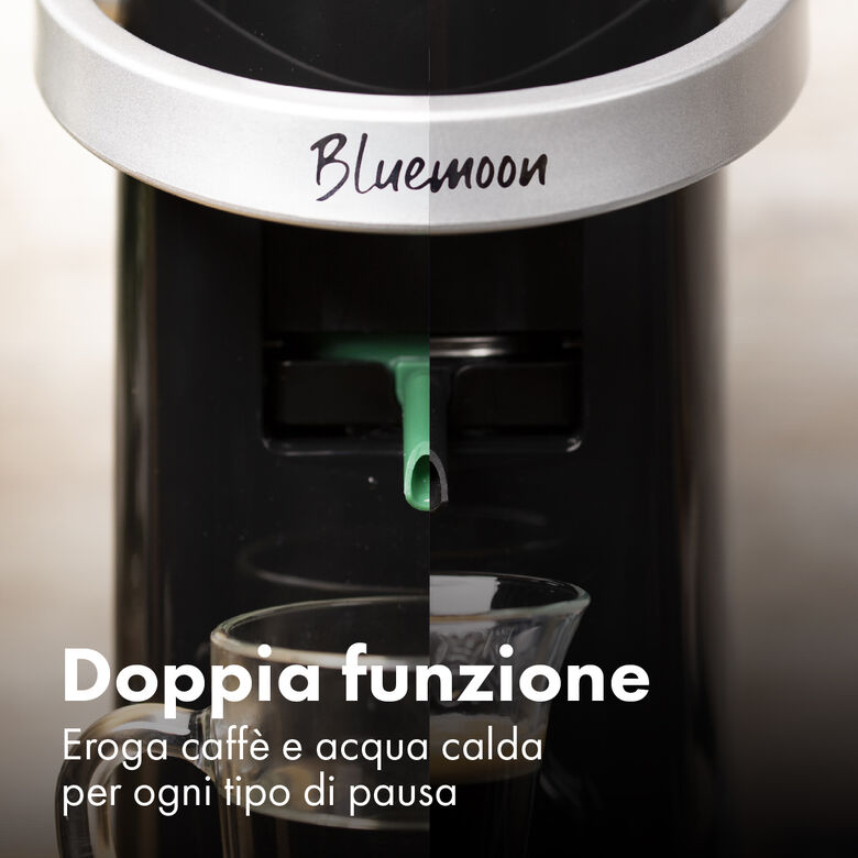 BORBONE Bluemoon Macchina del caffè a cialde Nera