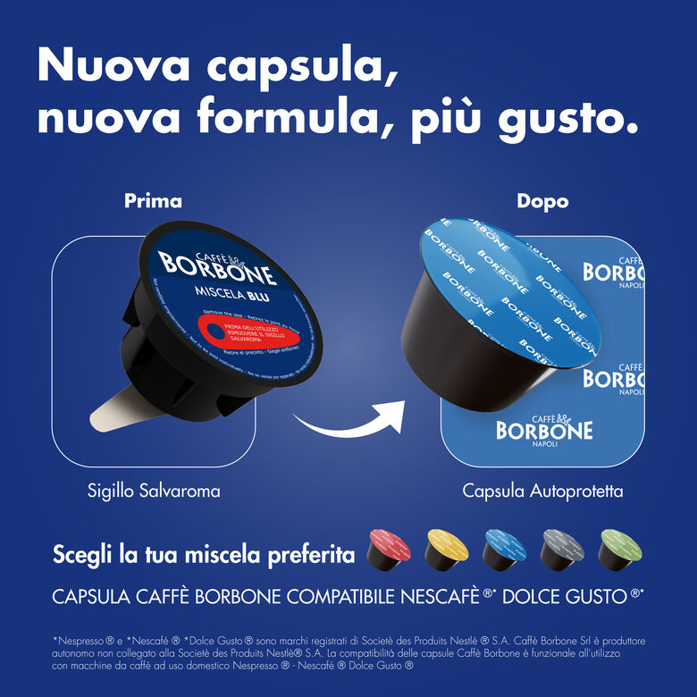 BORBONE Capsule Compatibili Dolce Gusto® – 64 pz