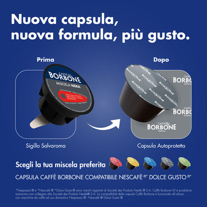 BORBONE Capsule Compatibili Dolce Gusto® – 64 pz