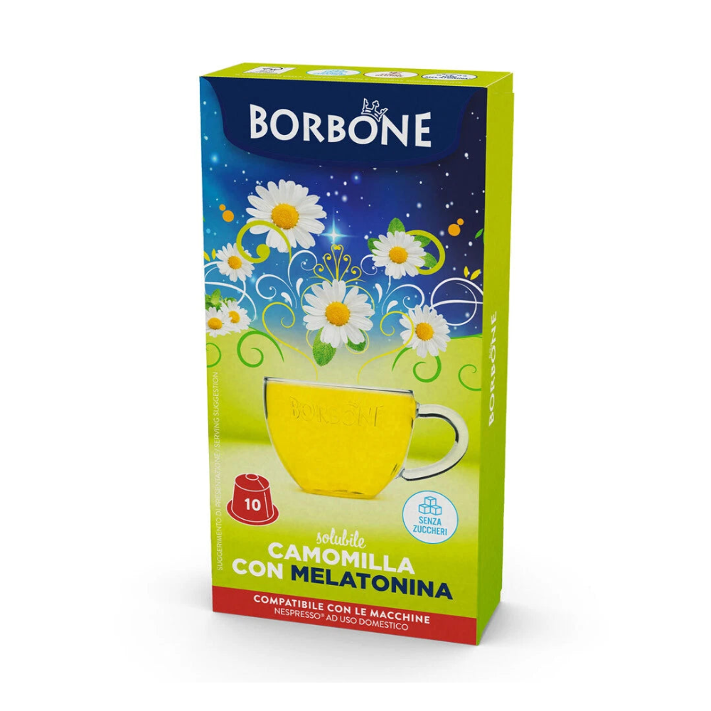 Borbone Capsule Compatibili Nespresso® – Camomilla e Melatonina – 10 pz