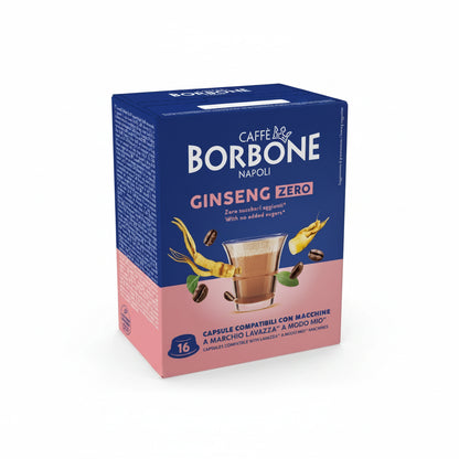 BORBONE Capsule Compatibili A Modo Mio® - Ginseng Zero - 16pz