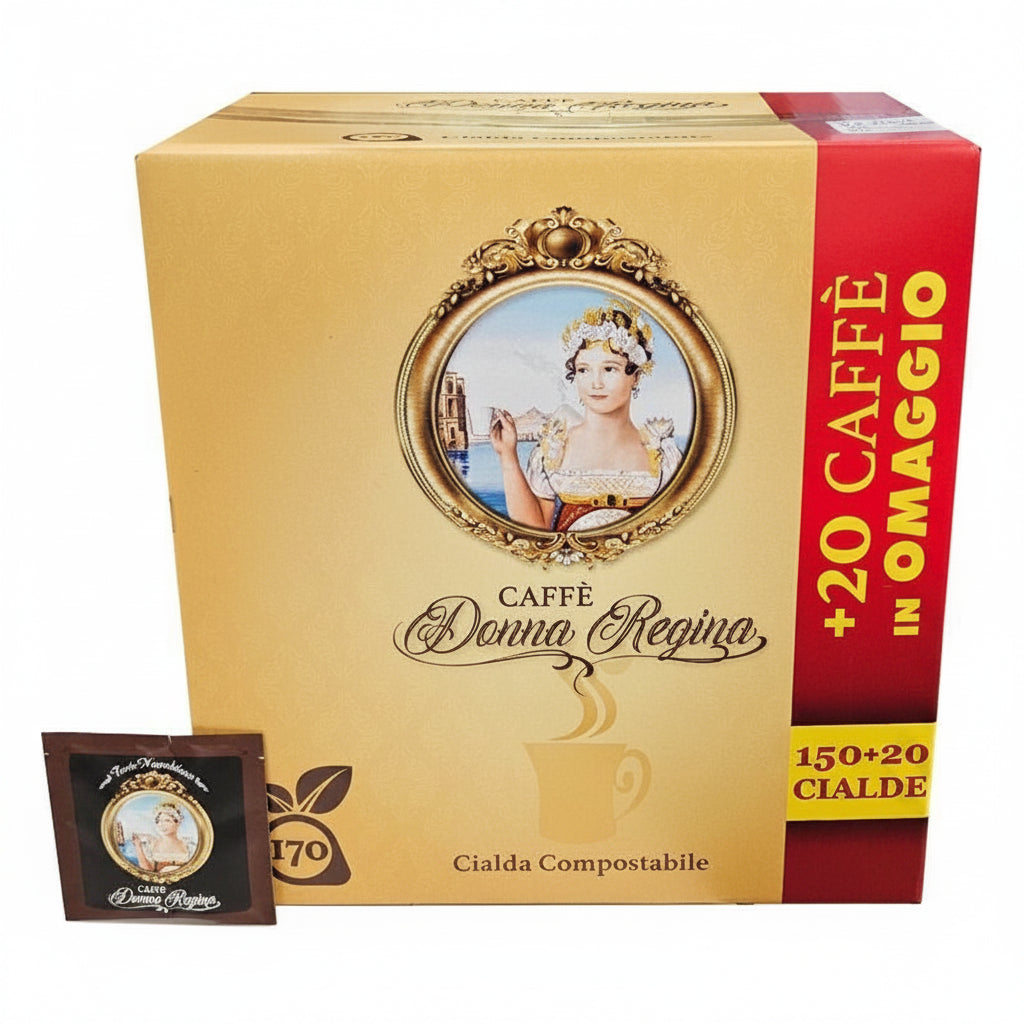Caffè Donna Regina - Cialde Ese 44mm - Miscela Forte Napoletano - 170pz