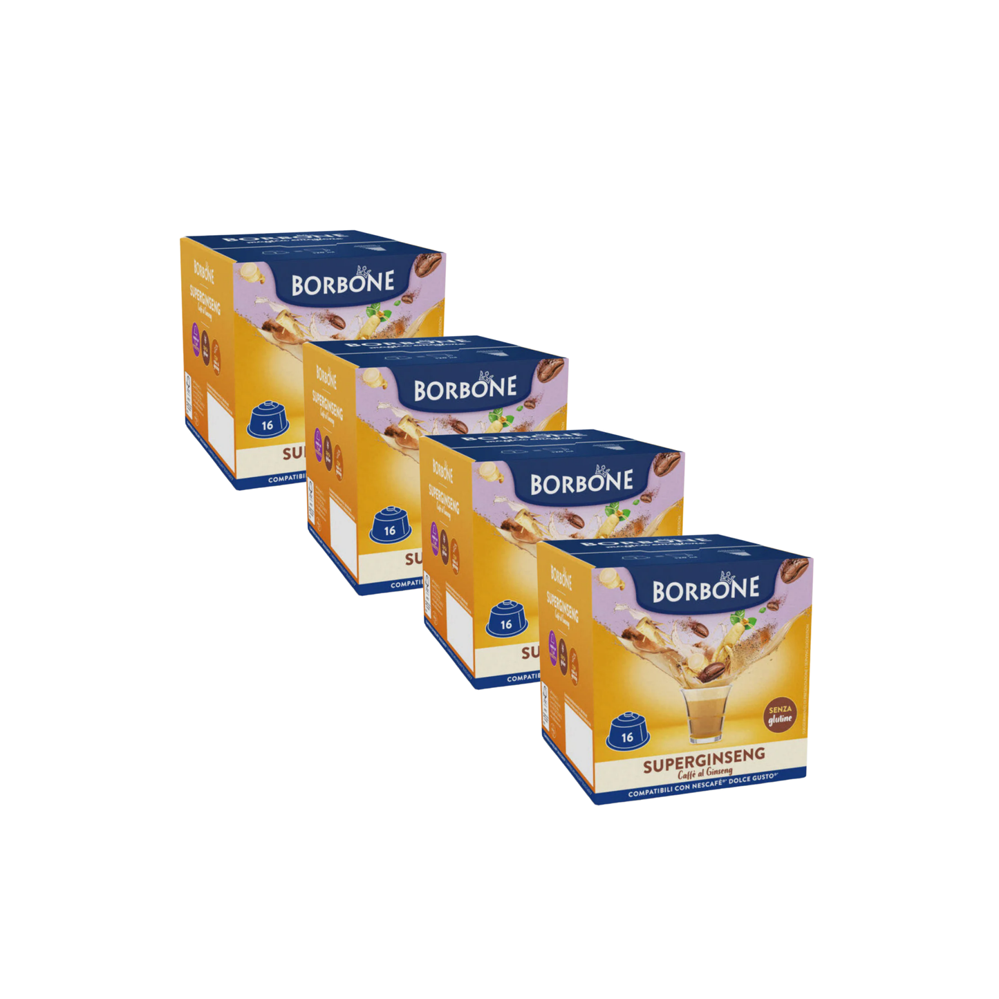 Borbone Capsule Compatibili Dolce Gusto® – SuperGinseng – 16 pz